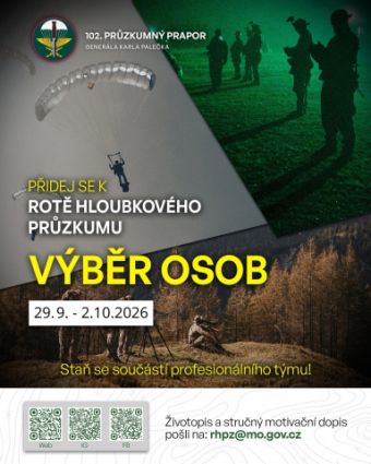 Výběrové řízení 102. průzkumný prapor