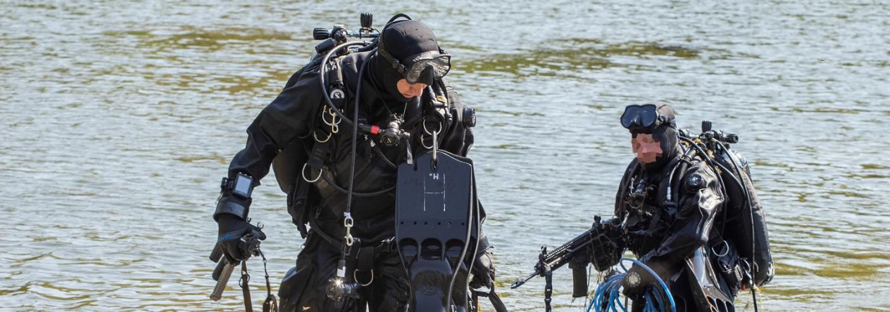 Výcvik armádních potápěčů