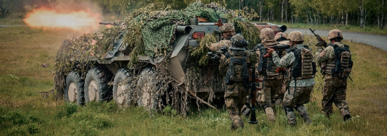 Hraničtí vojáci s rumunskými kolegy 