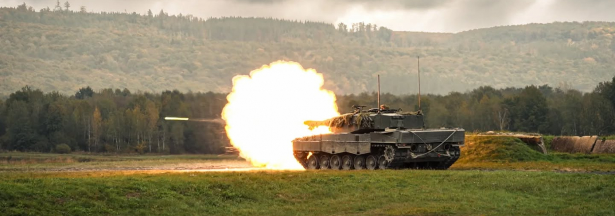 Tankisté Leopardů 2A4 v akci