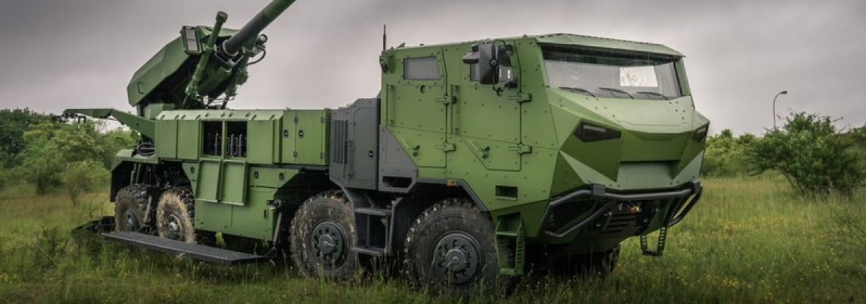 Samohybná houfnice Caesar 8x8 Nexter Systems