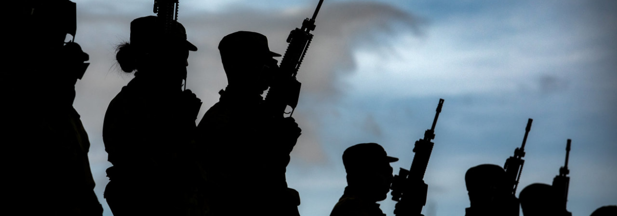 Vojáci AČR během výcviku