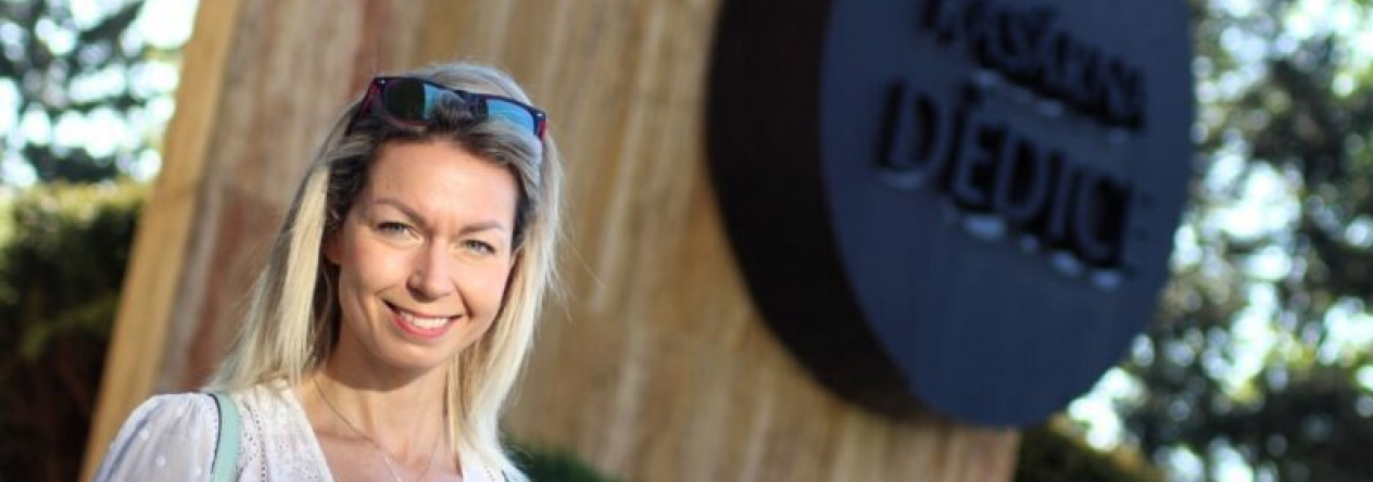 Jana Cidliková po složení slavnostní přísahy jako příslušnice Aktivní zálohy Armády ČR