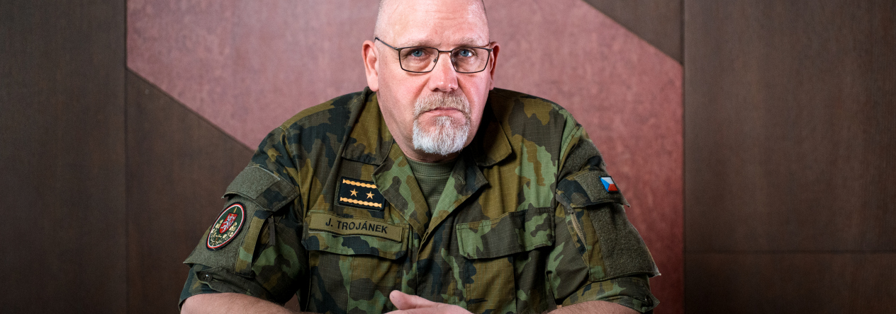 Velitel Pozemních sil AČR generálmajor Josef Trojánek