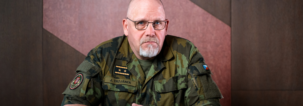 Commander of the Czech Land Forces Major General Josef Trojánek