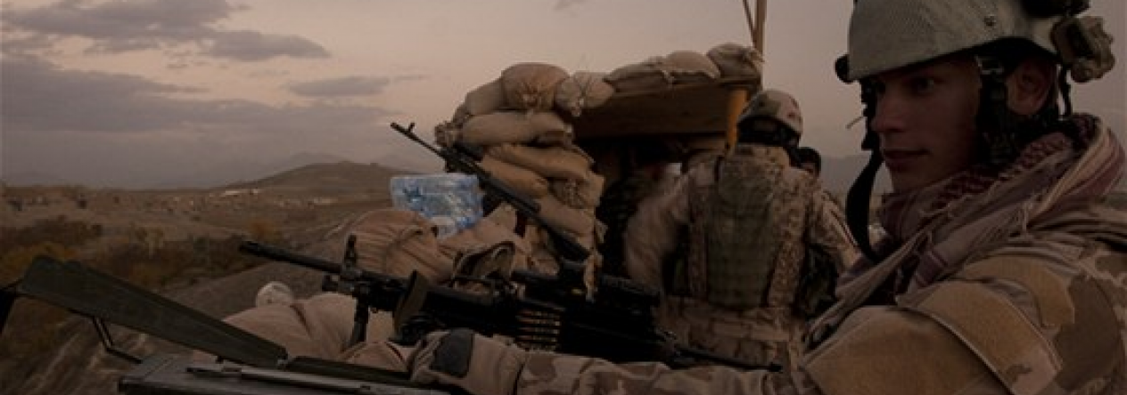 Čeští vojáci během operace Clean Garden v provincii Lógar v roce 2011