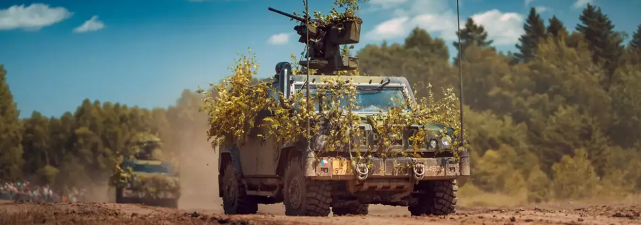 Vojenská technika na akci BAHNA 2026