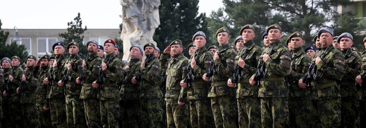 Slavnostní vojenská přísaha ve Vyškově