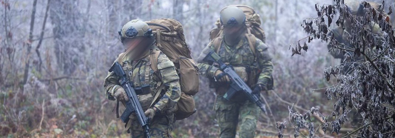 průzkumníci 102. průzkumného praporu v Prostějově