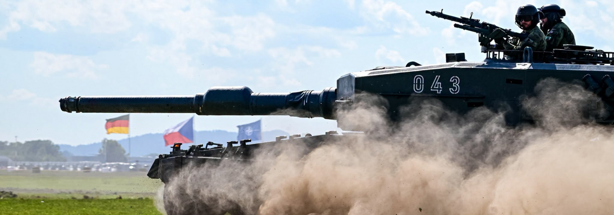 Tank Leopard 2A4 v akci: