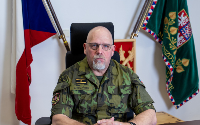Velitel Pozemních sil AČR brigádní generál Josef Trojánek