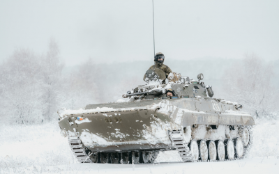 Vojáci z Přáslavic cvičili na Libavé