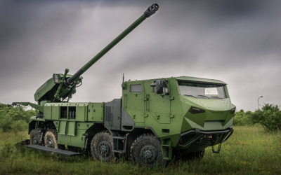 Samohybná houfnice Caesar 8x8 Nexter Systems