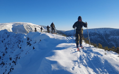 Výcvik vojáků na sněhu a ledu