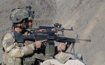 čeští výsadkáři v Afghanistánu 2011