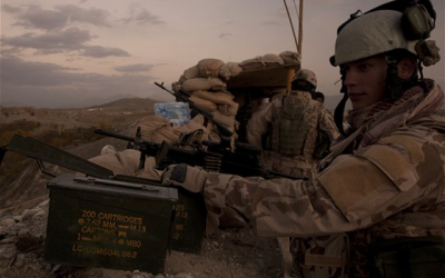 Čeští vojáci během operace Clean Garden v provincii Lógar v roce 2011