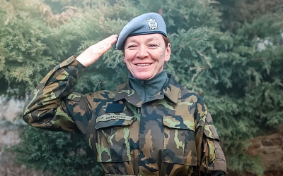 Desátnice Pavlína Frančová nastoupila do armády v 58 letech