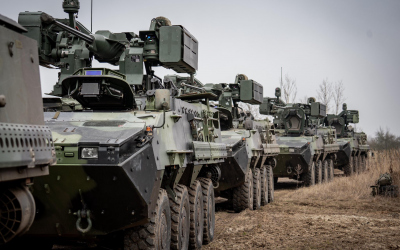 Aktivní záloha 41. mpr v Doupovských horách.