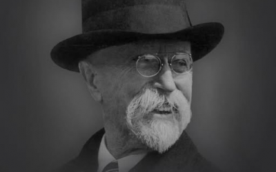 Portrét Tomáše Garrigua Masaryka, prezidenta osvoboditele a prvního vrchního velitele československé armády.