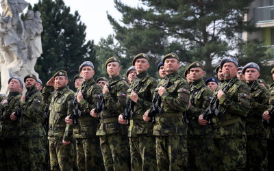 Slavnostní vojenská přísaha ve Vyškově