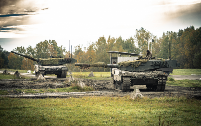 Výcvik posádek tanků Leopard 2A4