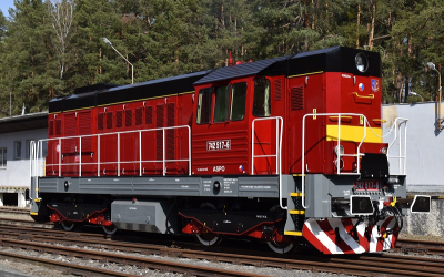 bechyňská lokomotiva 742 517-6