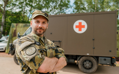 praporčík Bc. jan Ostrý, zdravotník velitelství pozemních sil