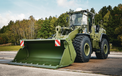 kolový nakladač pro ženisty Hyundai HL960A