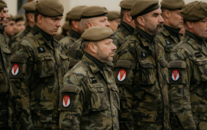Žehnání bojového praporu 7. mechanizované brigády Žehnání bojového praporu 7. mechanizované brigády