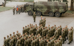 Žehnání bojového praporu 7. mechanizované brigády Žehnání bojového praporu 7. mechanizované brigády