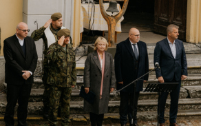 Žehnání bojového praporu 7. mechanizované brigády Žehnání bojového praporu 7. mechanizované brigády