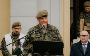 Žehnání bojového praporu 7. mechanizované brigády Žehnání bojového praporu 7. mechanizované brigády