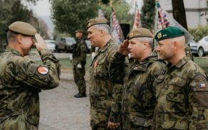 Žehnání bojového praporu 7. mechanizované brigády Žehnání bojového praporu 7. mechanizované brigády