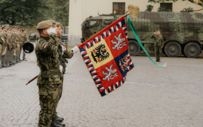 Žehnání bojového praporu 7. mechanizované brigády Žehnání bojového praporu 7. mechanizované brigády