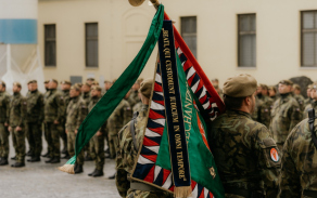 Žehnání bojového praporu 7. mechanizované brigády Žehnání bojového praporu 7. mechanizované brigády