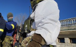 náročný polní výcvik