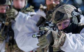 náročný polní výcvik