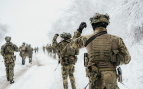 Vojáci z Přáslavic cvičili na Libavé