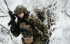 Vojáci z Přáslavic cvičili na Libavé