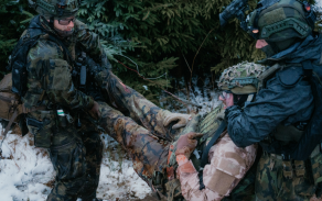 Vojáci z Přáslavic cvičili na Libavé