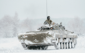 Vojáci z Přáslavic cvičili na Libavé