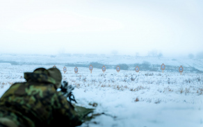 Puška pro přesnou střelbu BREN 2 PPS v ráži 7,62 × 51 mm NATO při střelbě v zimních podmínkách
