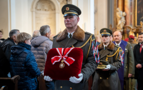 poslední rozloučení s válečným veteránem generálporučíkem v. v. Miloslavem Masopustem