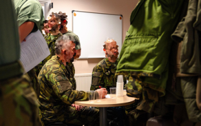 Průzkumníci ze 102. průzkumného praporu darovali krev v Kaunasu 