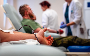 Průzkumníci ze 102. průzkumného praporu darovali krev v Kaunasu 