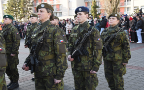 slavnostní přísaha na Vojenské akademii