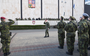 slavnostní přísaha na Vojenské akademii