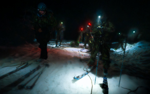 Výcvik vojáků na sněhu a ledu