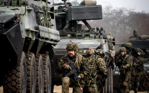 Aktivní záloha 41. mpr v Doupovských horách.