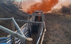 Aktivní záloha 41. mpr v Doupovských horách.